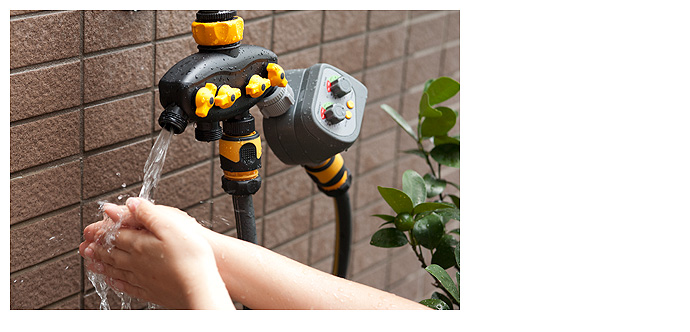 Comfort-Grip 4-Way Tap